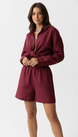OURYE Women's Cotton Single Breasted Sets - Relaxed