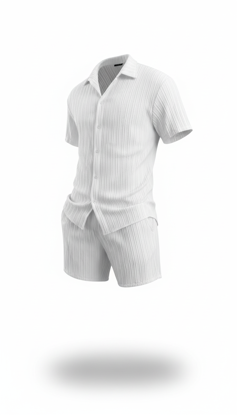 OURYE Men's Knit Two-Piece Set - Relaxed in Black
