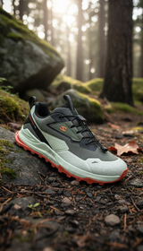 Unisex Hiking Walking Shoes - Elastic Band Non-Slip - Back View