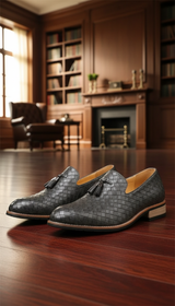Men's Luxury Leather Loafers - Slip-On Dress Moccasins - Image 7