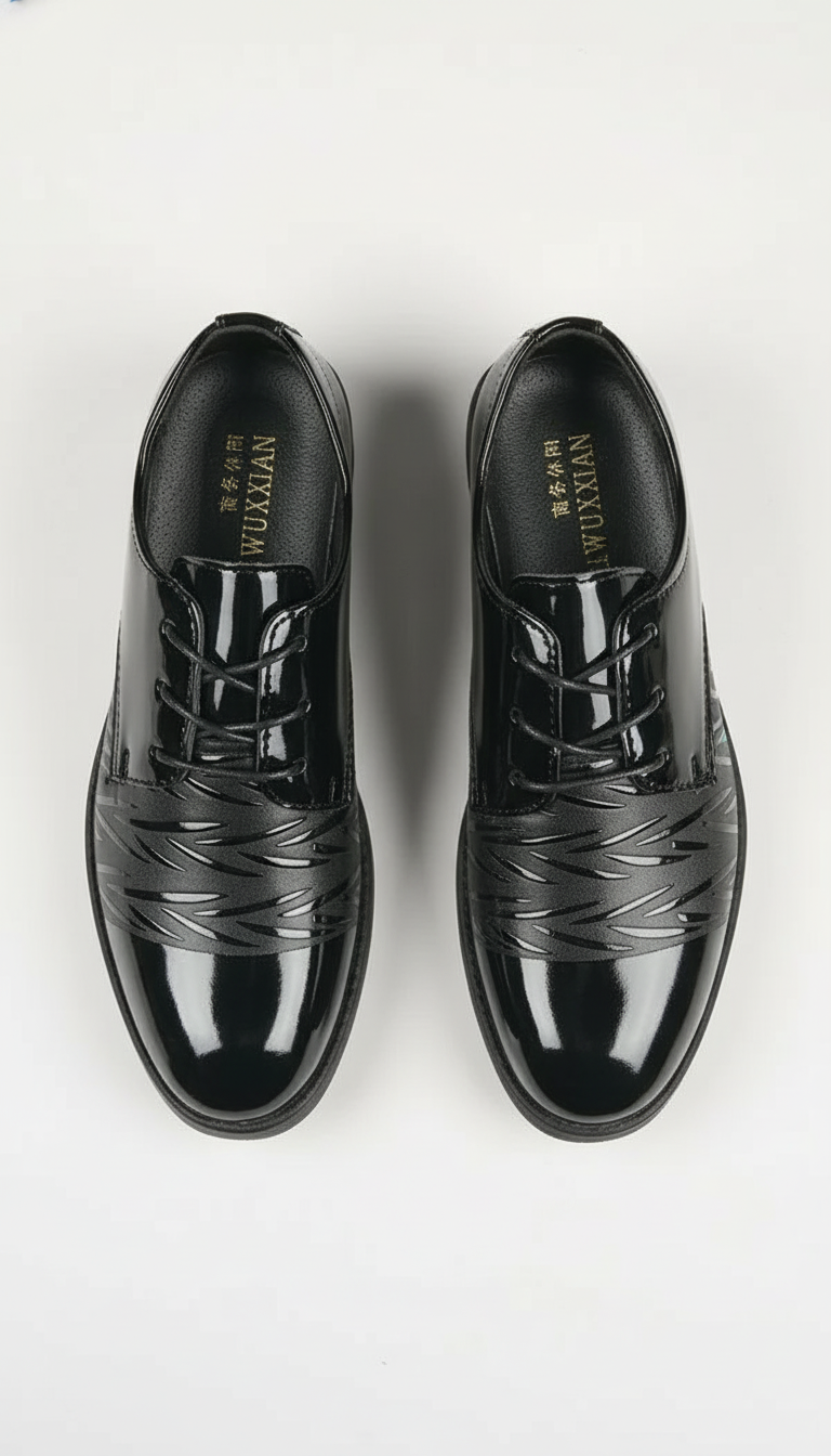 Herren Oxford Business-Schnürschuhe aus Premium-Leder – formelle Schnürschuhe