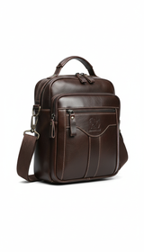 OURYE Men's Cowhide Bags - Coffee