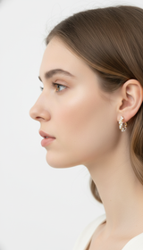 Perlenkreolen – Französisch inspirierte kleine runde Creolen für Damen