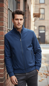 OURYE Men's Bomber Jacket - Regular Fit in Camel