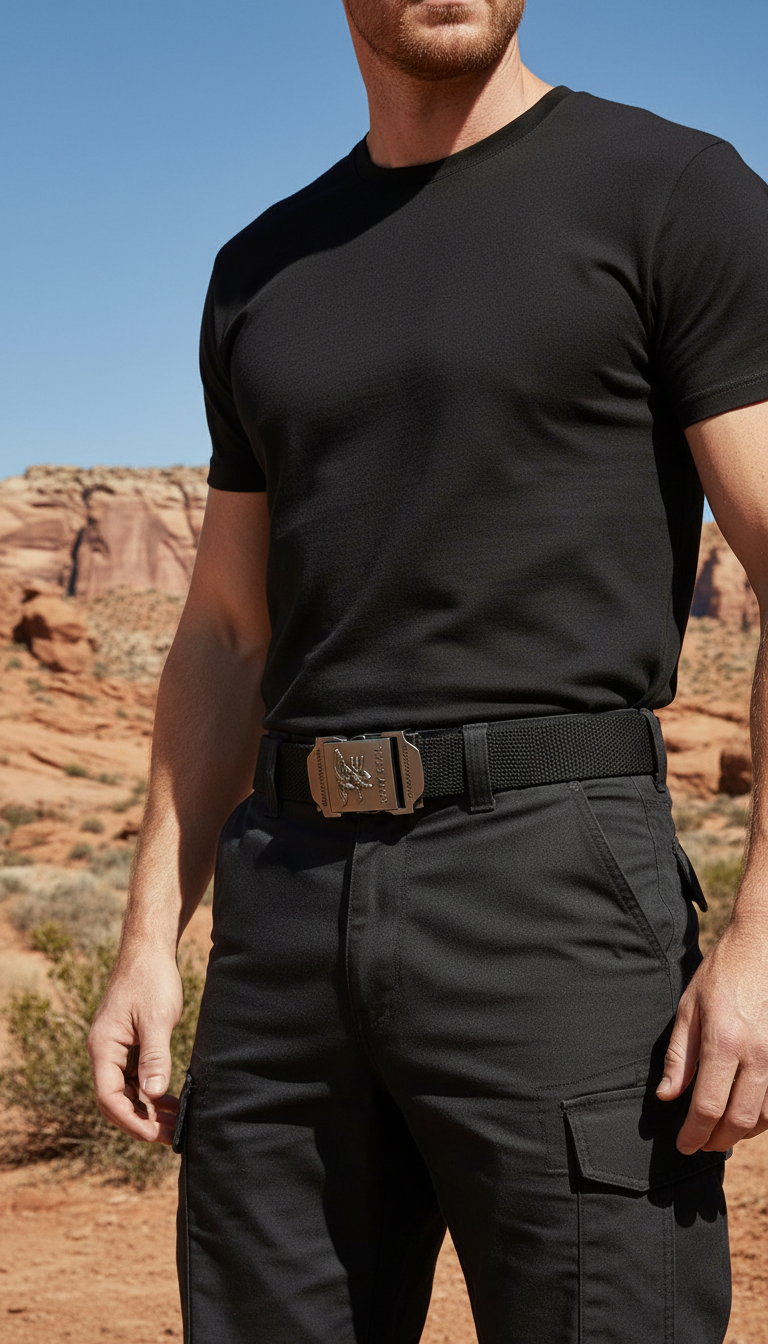 Navy Seal Canvas Military Belt – Premium Leather - Image 9