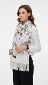 OURYE Women's Silk Scarf - Black