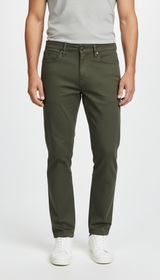 OURYE Men's Cotton Chino Trousers - Straight in Stone