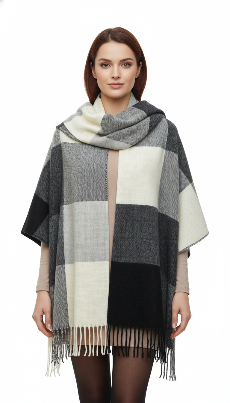OURYE Women's Silk Scarf - Beige