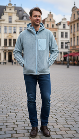 OURYE Men's Fleece Hoodie - Relaxed in Oatmeal