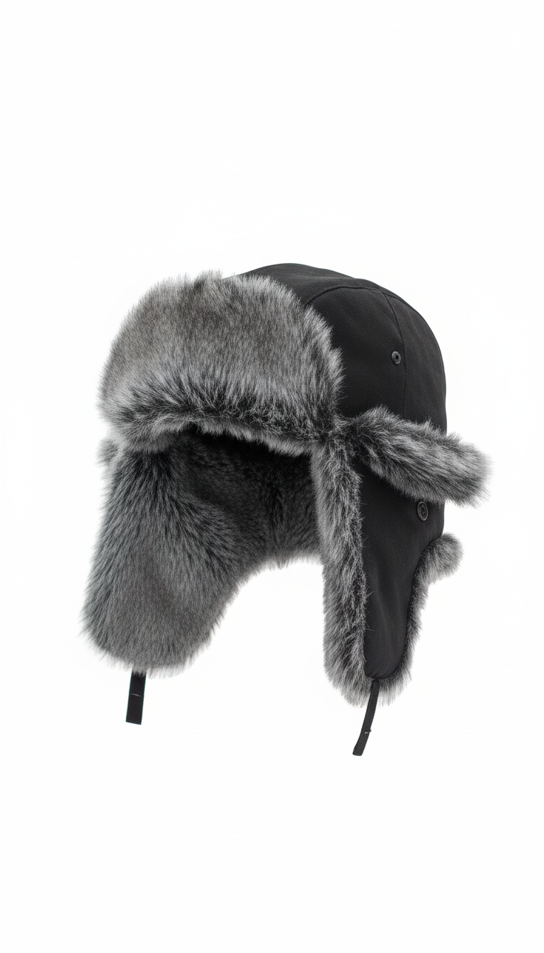 OURYE Down Winter Hats - Black