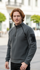 Men's Tactical Hoodies Military Outdoor Pullover Long Sleeve - Detail Close-Up