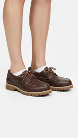 OURYE Men's Cowhide Derby Shoes - Relaxed in Brown
