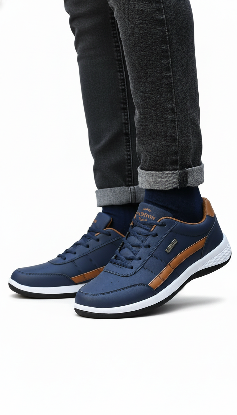 OURYE Men's Cotton Jeans Footwear - Relaxed in Coffee