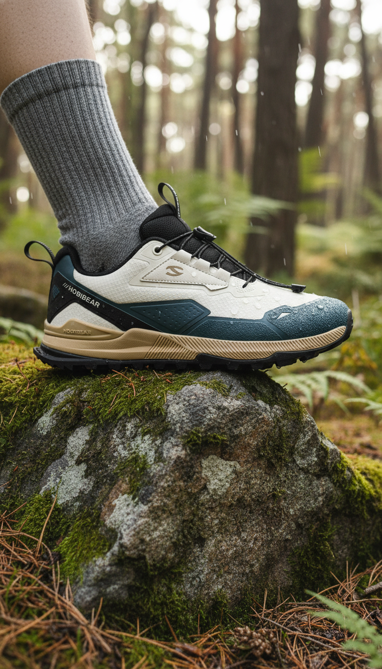 Unisex Hiking Walking Shoes - Elastic Band Non-Slip - Image 5