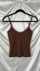 Women's Backless Crop Cami - Sleeveless Tank Top - Side View