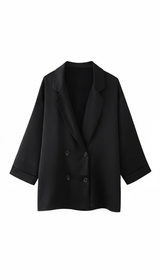 Women's 2-Piece Suit Set - Double Breasted V-Neck - Image 6