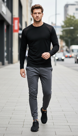 Men's Lightweight Running Shoes - Breathable Air Mesh - Front View