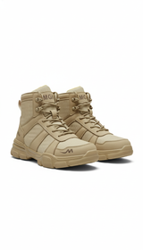 Men's Steel Toe Safety Work Shoes - Waterproof Puncture-Proof Tactical Boots