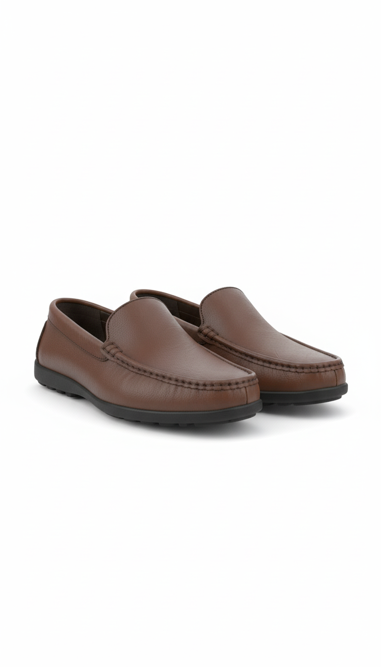 OURYE Men's Genuine Leather Polo Shoes - Tailored