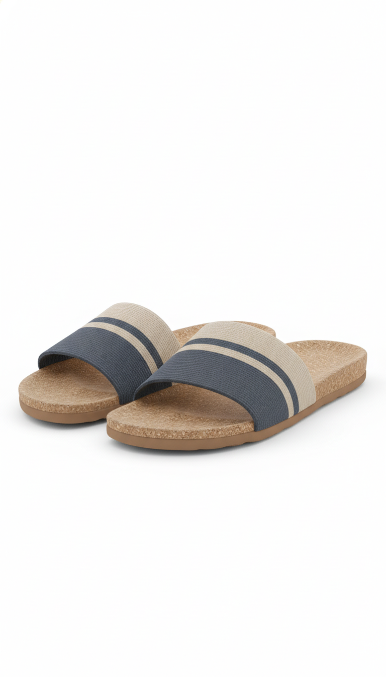 OURYE Women's Linen Slippers - Relaxed in Pink