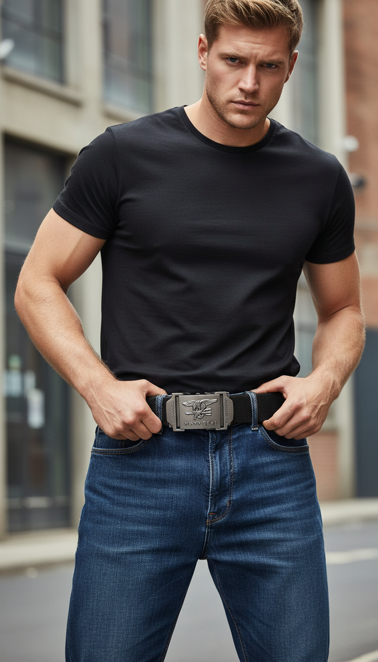 Navy Seal Canvas Military Belt – Premium Leather - Image 11