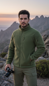 Men's Fleece Jacket - Soft Warm Windproof Full - Image 5