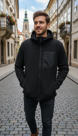 OURYE Men's Fleece Hoodie - Relaxed in Oatmeal