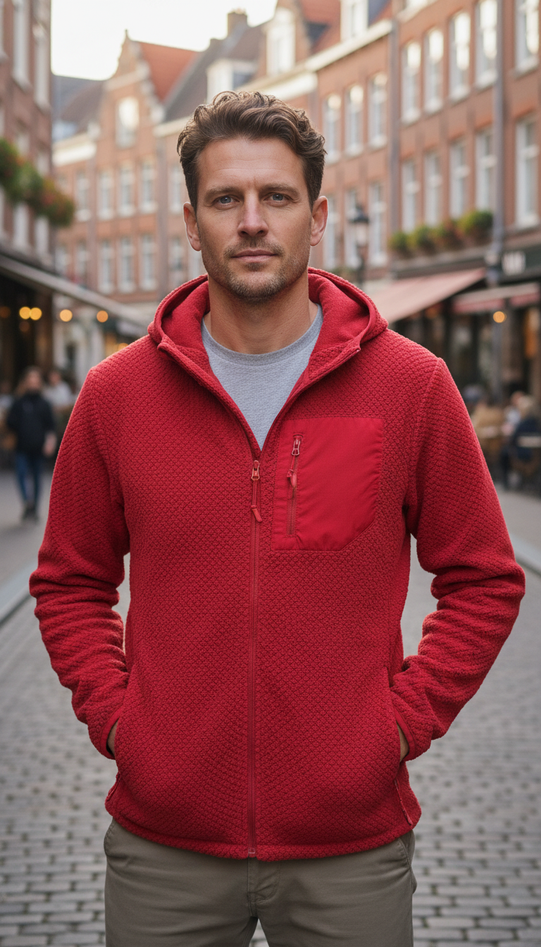 OURYE Men's Fleece Hoodie - Relaxed in Oatmeal