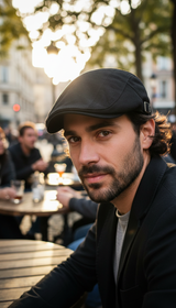 Men's Solid Colour Newsboy Cap - Lightweight Flat - Image 7