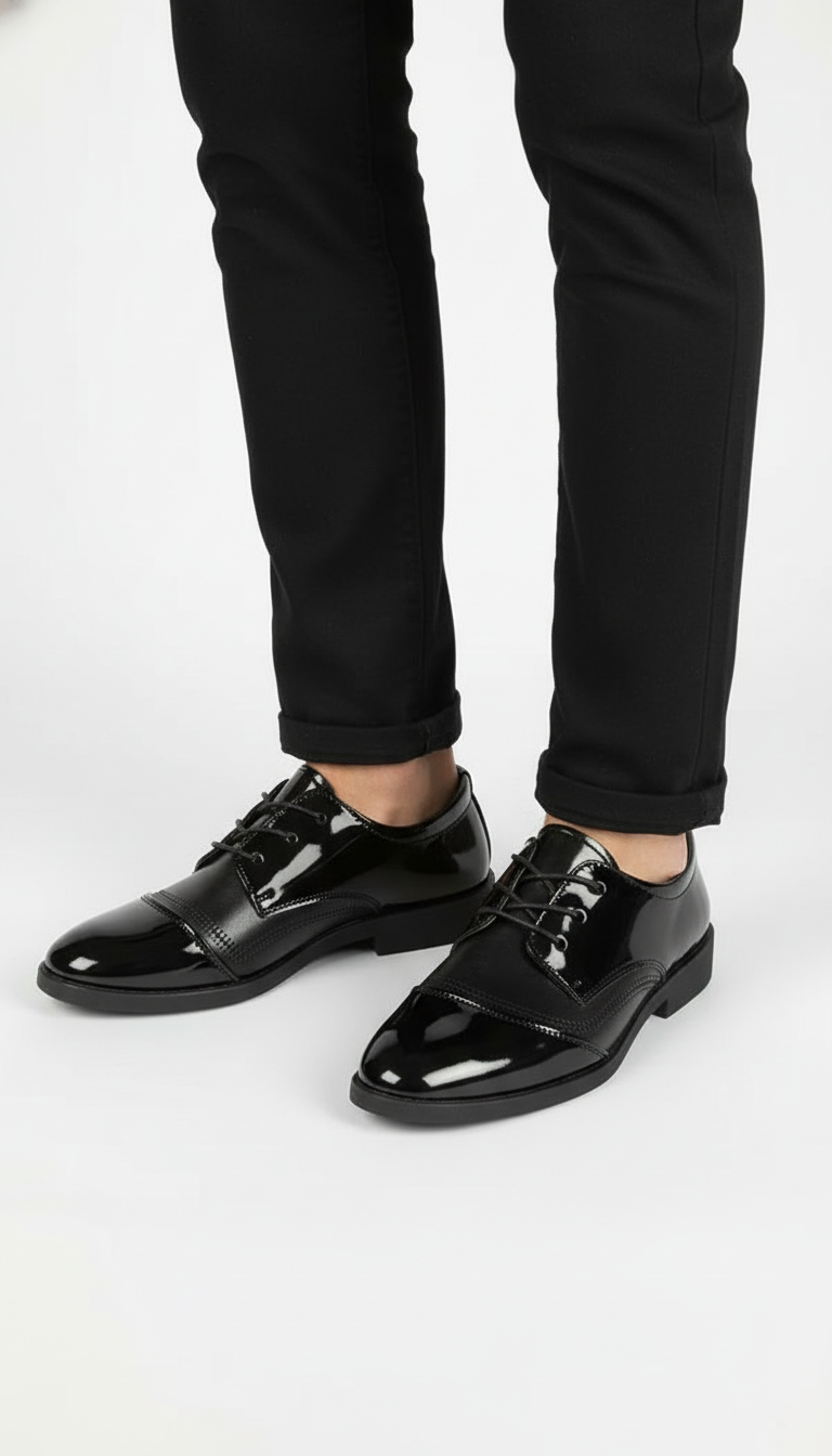 Herren Elegante Leder-Slipper - Loafer mit spitzer Zehenpartie