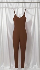 Women's Cross-Back Athletic Jumpsuit - Slim Fit Yoga - Image 5