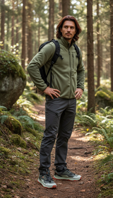 Unisex Hiking Walking Shoes - Elastic Band Non-Slip - Side View