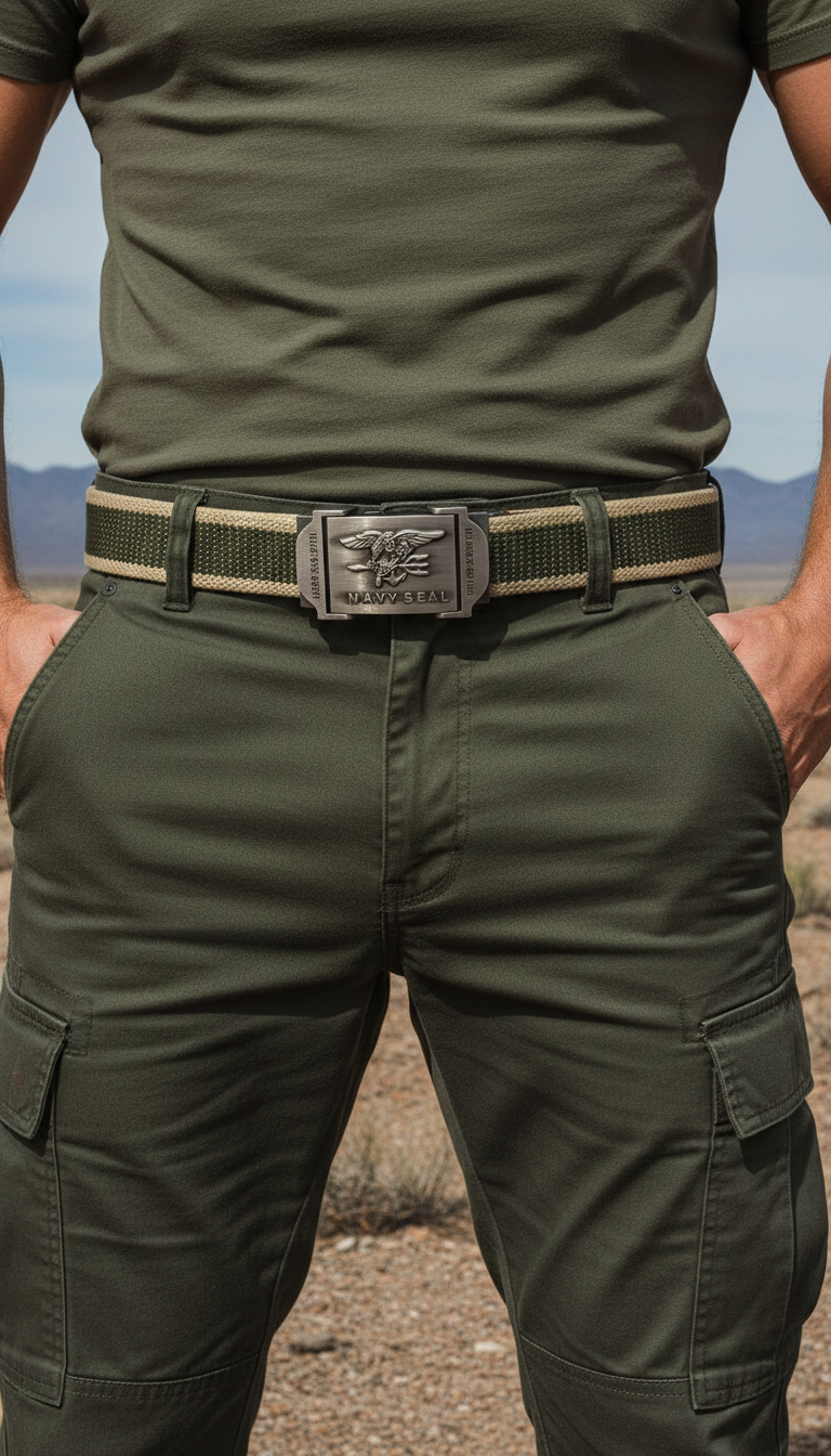 Navy Seal Canvas Military Belt – Premium Leather - Image 21