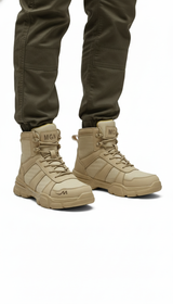 Men's Steel Toe Safety Work Shoes - Waterproof Puncture-Proof Tactical Boots