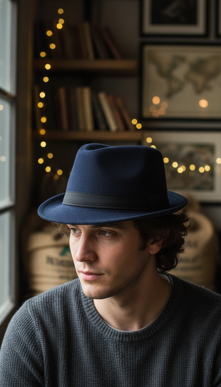 Unisex Fedora Hat - Classic Jazz Panama Hat - Image 8