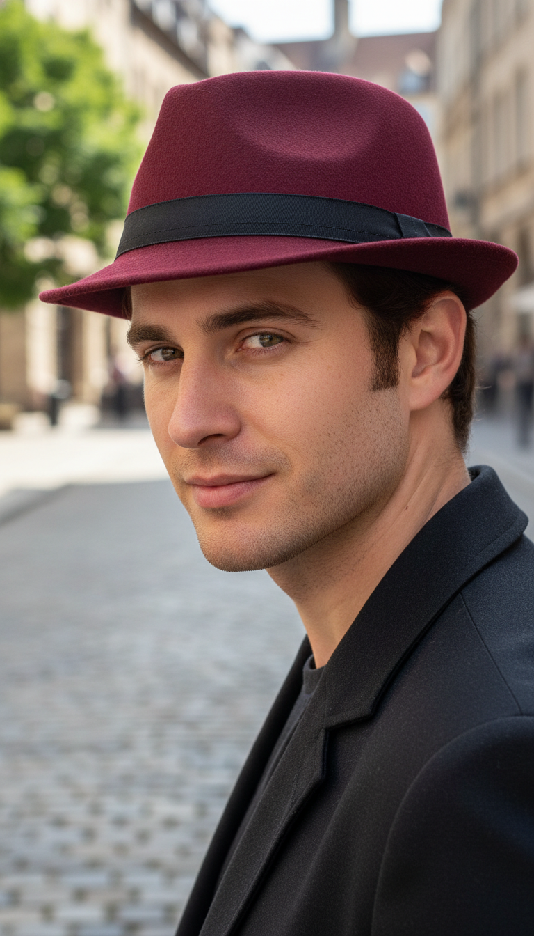 Unisex Fedora Hat - Classic Jazz Panama Hat - Image 9