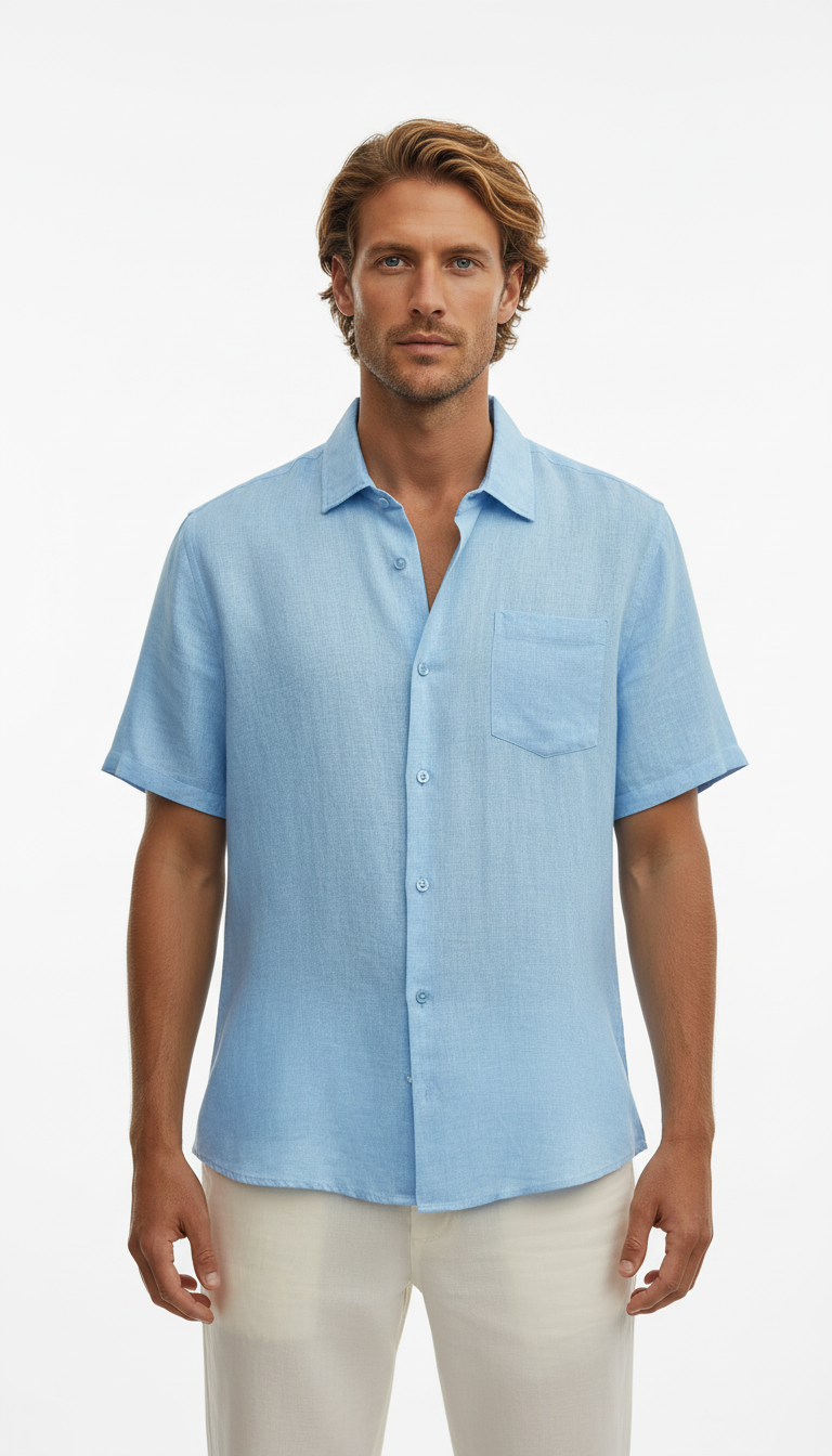 OURYE Men's Cotton Shirt - Relaxed