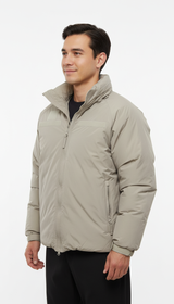 OURYE Men's Down Puffer Jacket - Relaxed in Stone