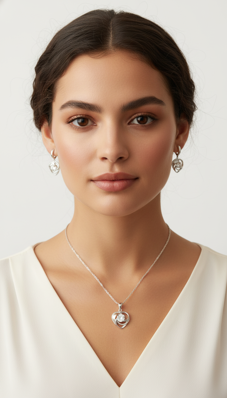 OURYE Women's Jewelry Set - Silver