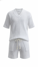 OURYE Men's Knit Two-Piece Set - Relaxed in Navy