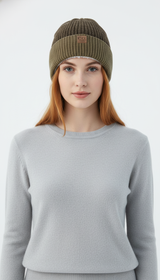 OURYE Wool Unisex Hats - Khaki