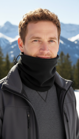Men's Polar Fleece Neck Gaiter - Sports Tube - Side View