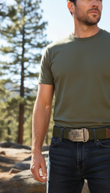Navy Seal Canvas Military Belt – Premium Leather - Image 6