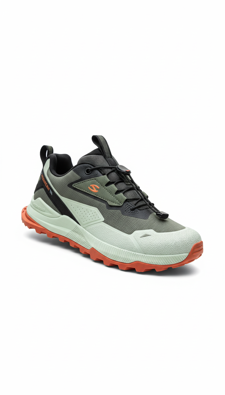 Unisex Hiking Walking Shoes - Elastic Band Non-Slip Sneakers for Outdoor Travel & Running