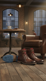Men's Western Ankle Boots - Zip-Up Casual Dress - Image 8