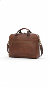 OURYE Men's Genuine Leather Bags - Tailored in Black