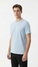OURYE Men's Cotton T-Shirt - Oversized in Black