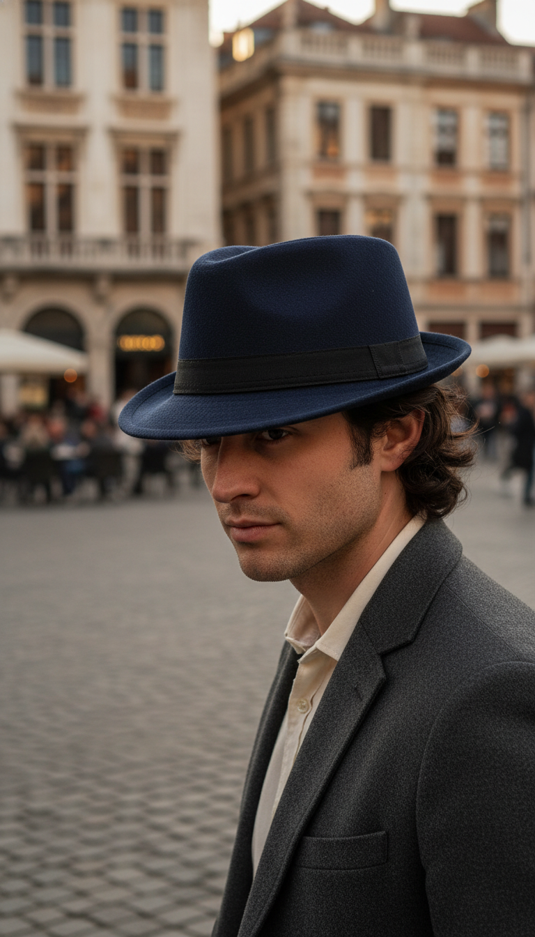Unisex Fedora Hat - Classic Jazz Panama Hat - Image 10