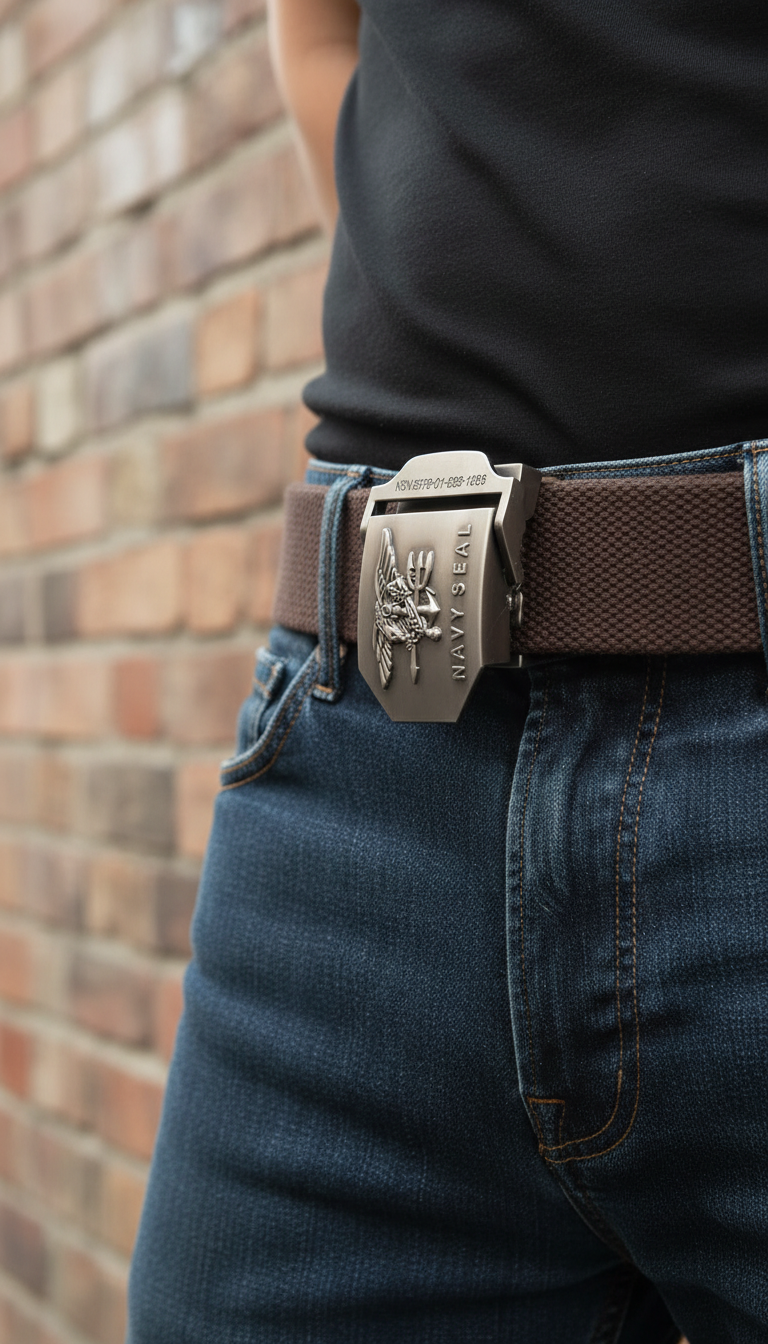 Navy Seal Canvas Military Belt – Premium Leather - Image 23
